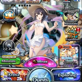 Grand Summoners End-Game Global|Rank 97|21 Ascend+4 TW|[Inumuta,Emiya,LuvRi image 1
