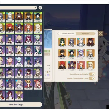 Genshin Impact Mid Game ASIA|AR 55|6 Limit+3(*5Wep)|(lauma,Nefer)+Sign,Zho image 1