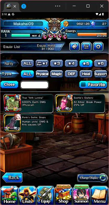 Grand Summoners Accounts GLOBAL|7 Ascend|Sunraku,Val Cestina,SS Liz,Val Mir image 5