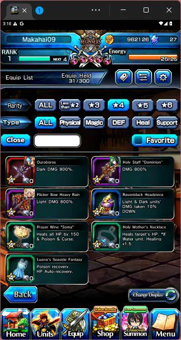 Grand Summoners Accounts GLOBAL|7 Ascend|Sunraku,Val Cestina,SS Liz,Val Mir image 6