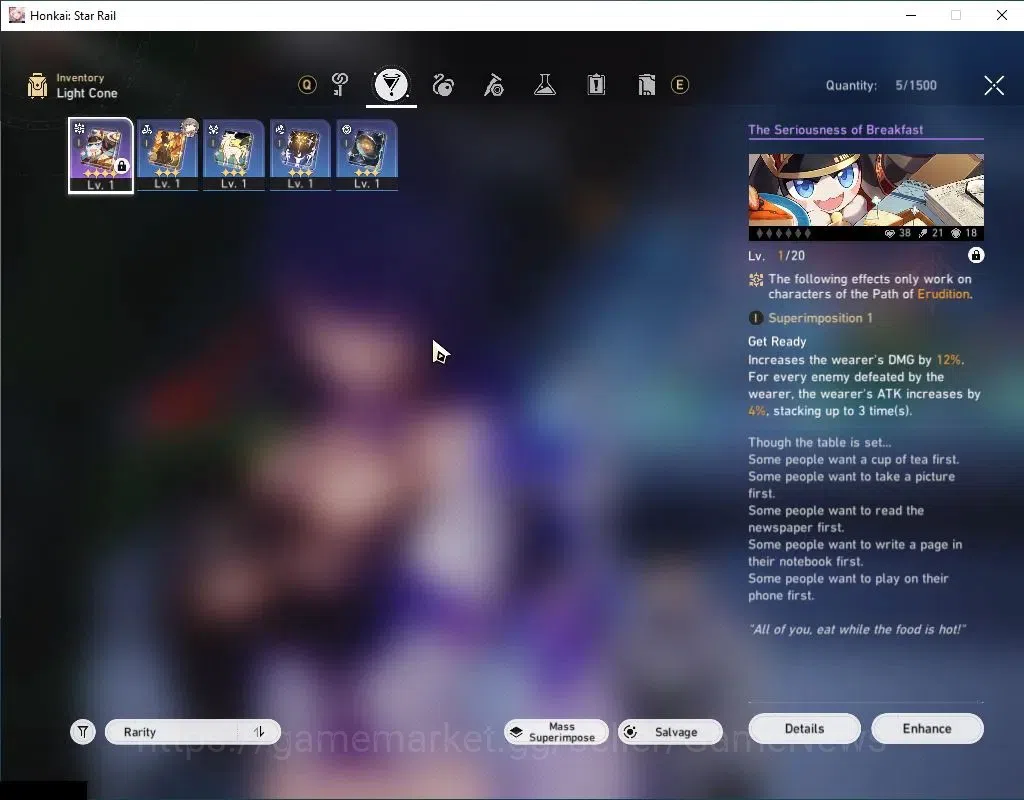 Honkai Star Rail Accounts EU |TL 3|1,6K SJ|2 Limited| [Acheron,Huohuo] |20 S image 5