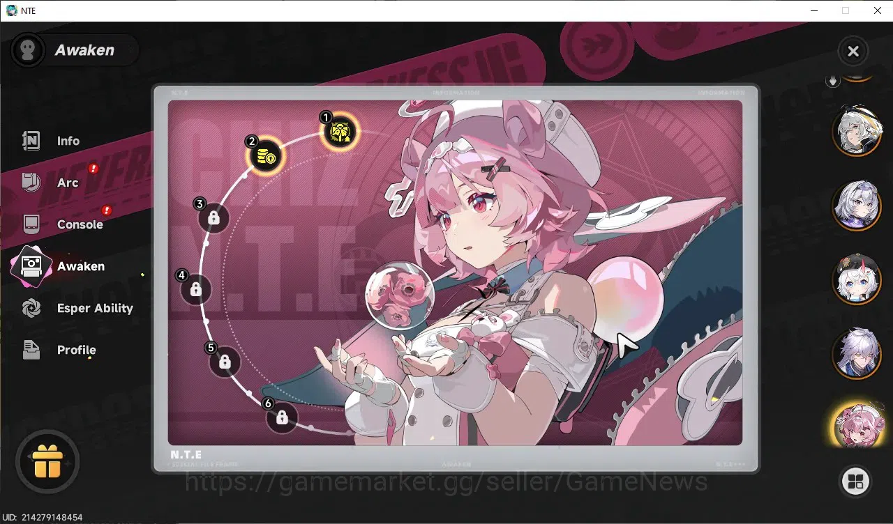 Neverness to Everness Accounts GLOBAL SEA|HL 47|TL 30|8 SSR 3 Limited Lacrimosa+S image 12