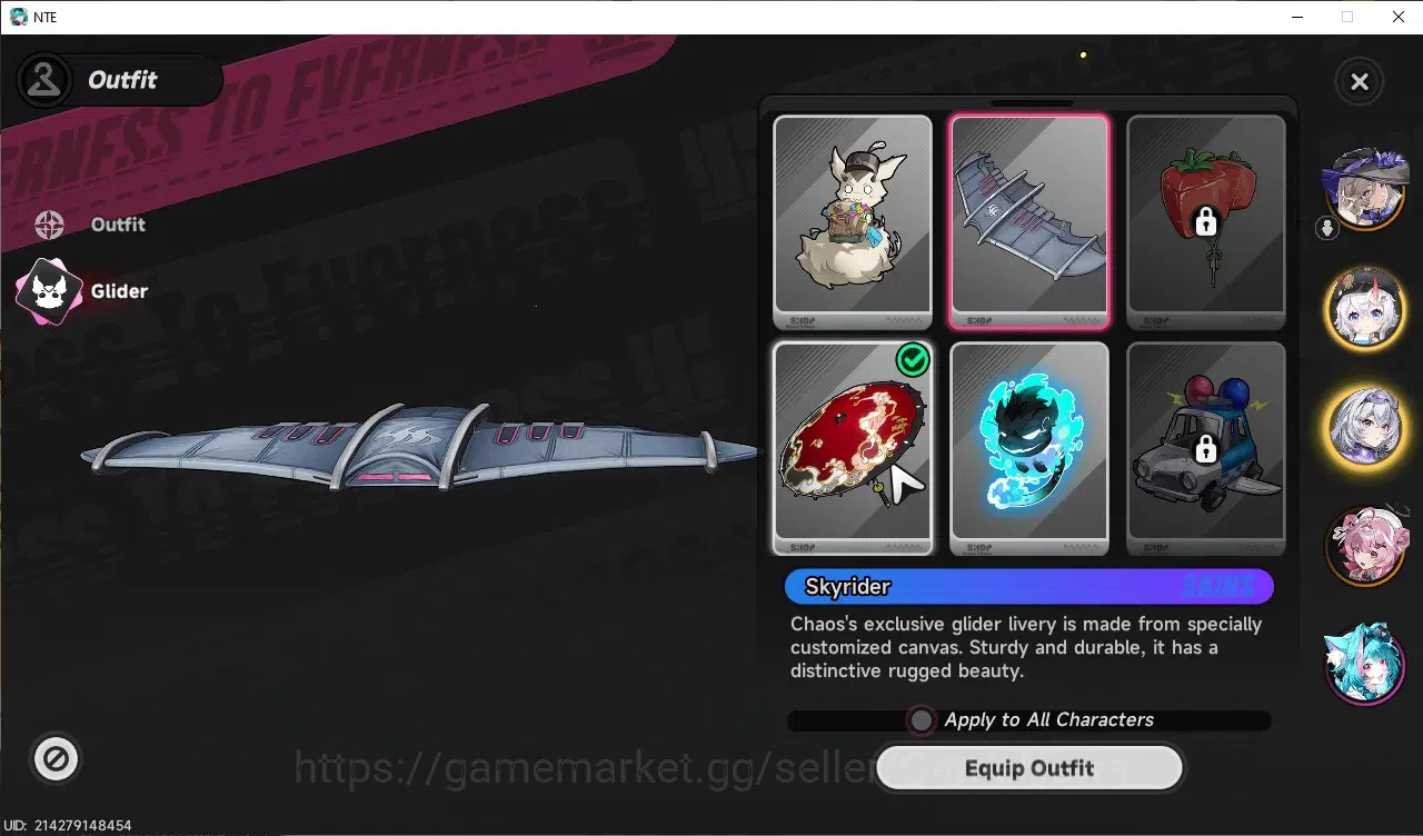 Neverness to Everness Accounts GLOBAL SEA|HL 47|TL 30|8 SSR 3 Limited Lacrimosa+S image 14