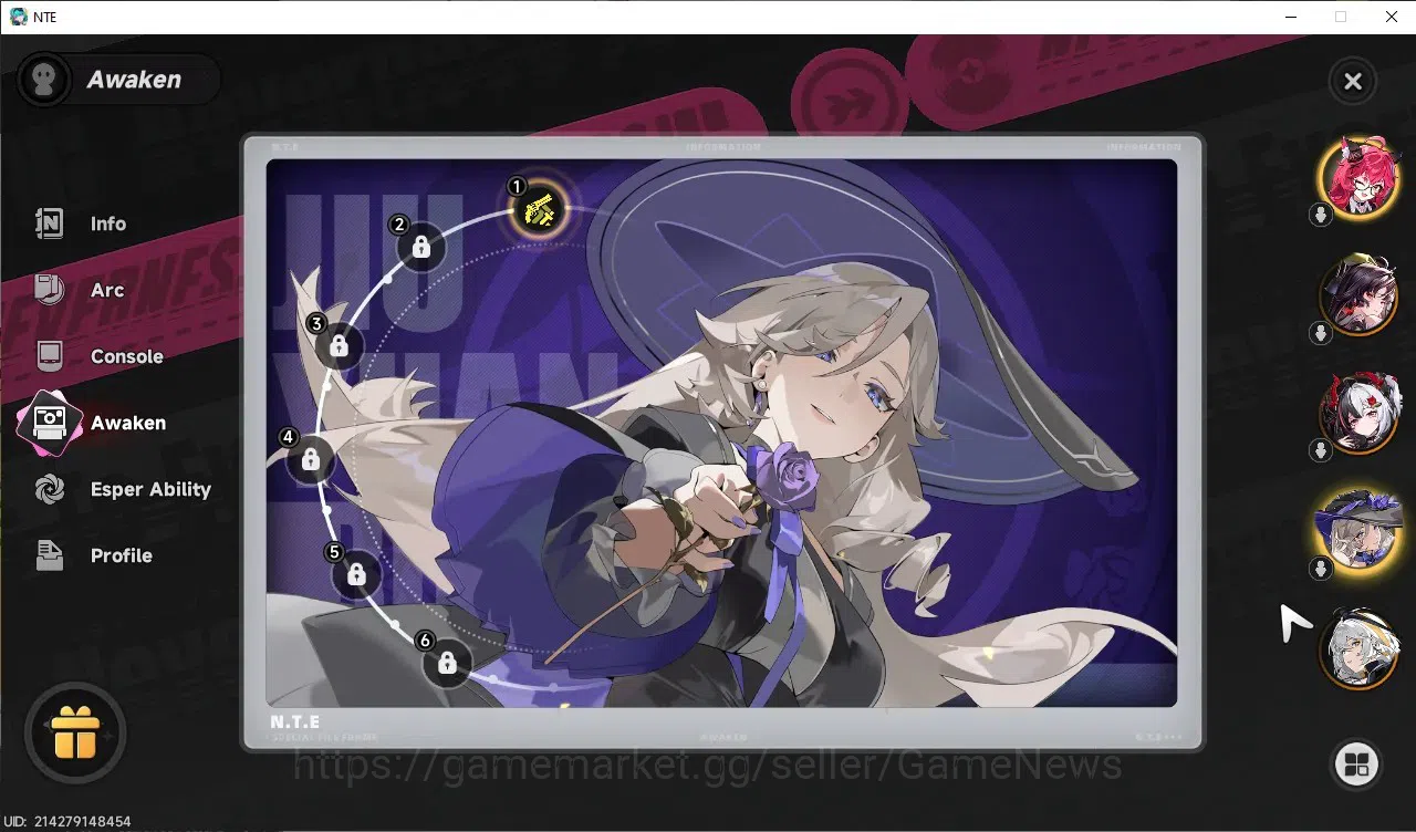Neverness to Everness Accounts GLOBAL SEA|HL 47|TL 30|8 SSR 3 Limited Lacrimosa+S image 7