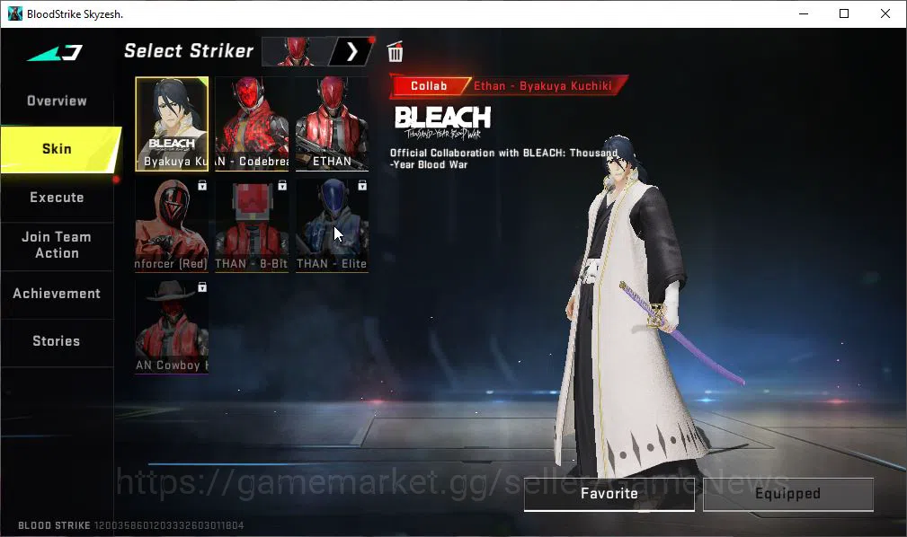 Blood Strike Accounts ASIA|3 COLLAB BLEACH SPIKE-Toshiro,Ethan-Byakuya,U image 4