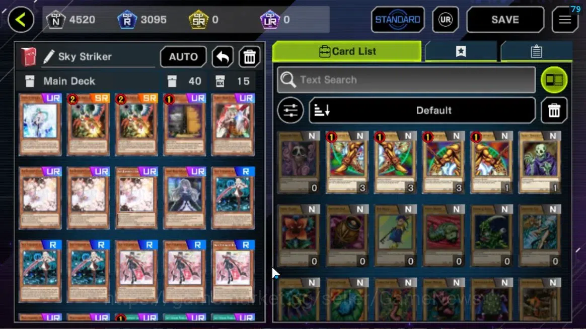 Yu-Gi-Oh! Master Duel Accounts Android|Lv 18|20 Deck|VSK9,SkyStriker,Dracotail,El image 12