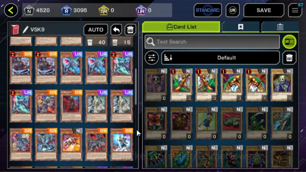 Yu-Gi-Oh! Master Duel Accounts Android|Lv 18|20 Deck|VSK9,SkyStriker,Dracotail,El image 9