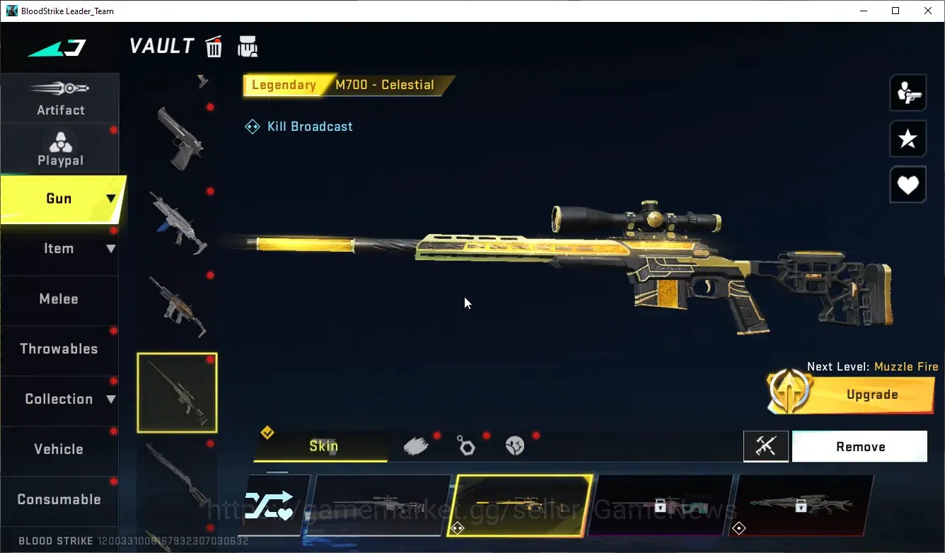 Blood Strike Accounts ASIA|Melee Talon Knife-Scythe|Collab EVA MCX EVA-0 image 10
