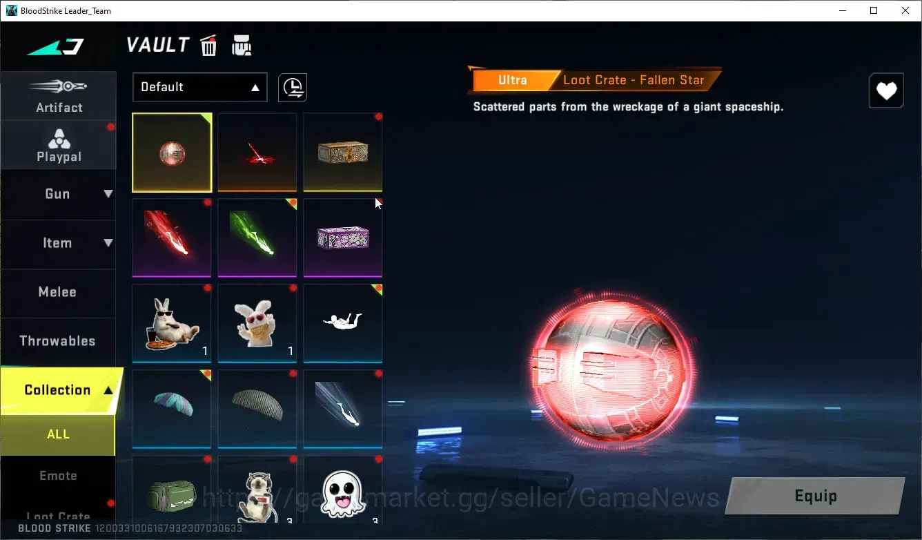 Blood Strike Accounts ASIA|Melee Talon Knife-Scythe|Collab EVA MCX EVA-0 image 15