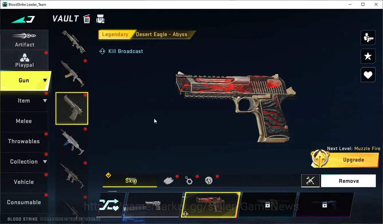 Blood Strike Accounts ASIA|Melee Talon Knife-Scythe|Collab EVA MCX EVA-0 image 9
