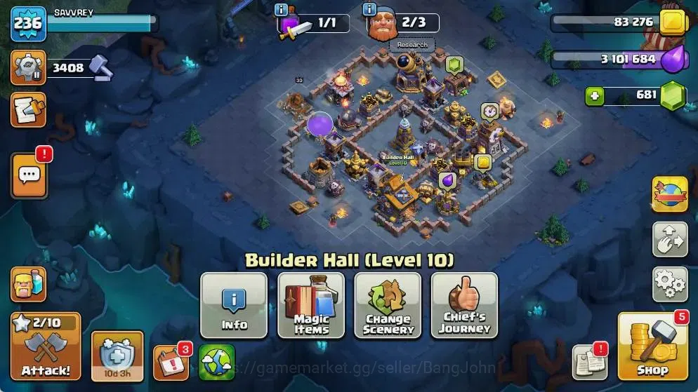 Clash of Clans Accounts Global |TH 16-BH 10|LVL 236|AQ 68 ,MP 63 ,GW 66 ,R image 19