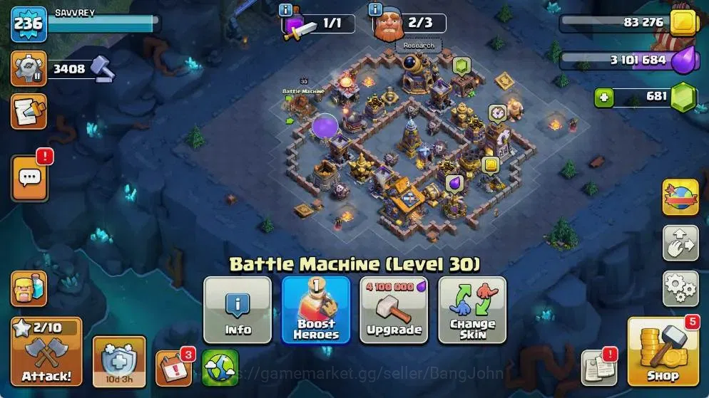 Clash of Clans Accounts Global |TH 16-BH 10|LVL 236|AQ 68 ,MP 63 ,GW 66 ,R image 20