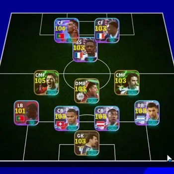 eFootball Accounts Legends & Iconic Players Android|NationalTeamPack Portugal&France 2026|9 Epic