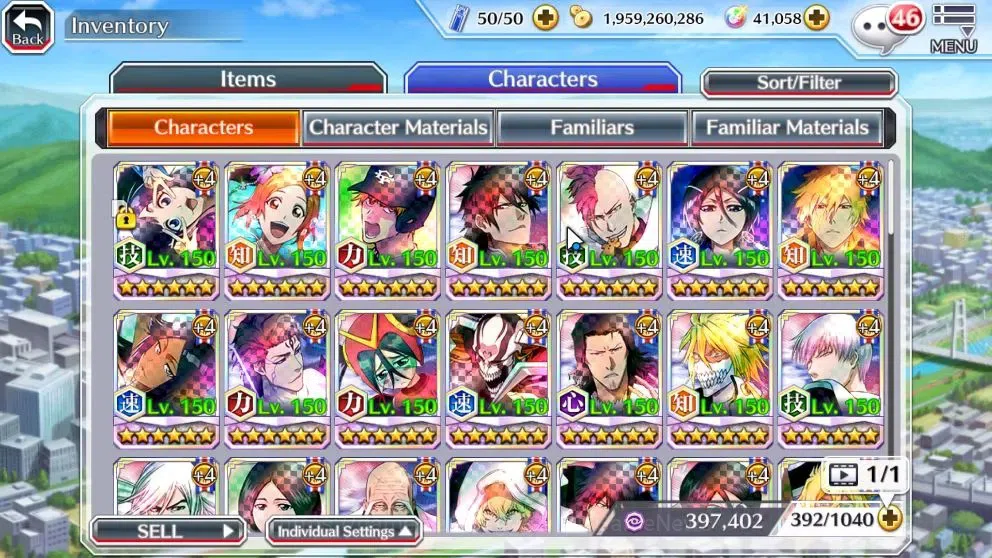 Bleach: Brave Souls Accounts Mid-Tier [GLOBAL]41K Orb|Ichigo DreamTeam,New Ichigo,Swimsut26 Gisele,Orihime,10th Anniv 10