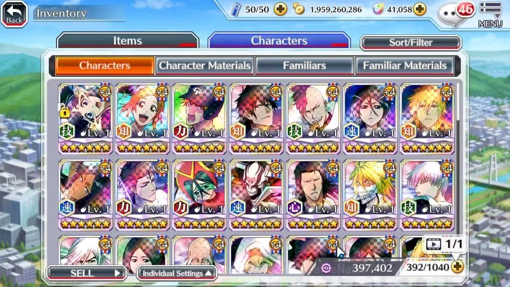 Bleach: Brave Souls Accounts Mid-Tier [GLOBAL]41K Orb|Ichigo DreamTeam,New Ichigo,Swimsut26 Gisele,Orihime,10th Anniv 12
