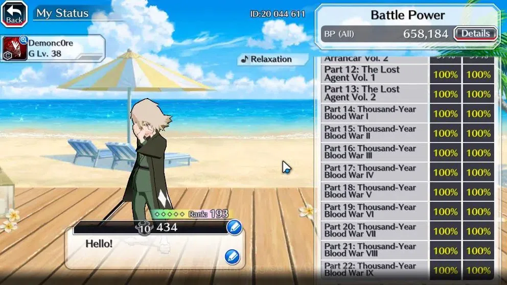 Bleach: Brave Souls Accounts Mid-Tier [GLOBAL]41K Orb|Ichigo DreamTeam,New Ichigo,Swimsut26 Gisele,Orihime,10th Anniv 5