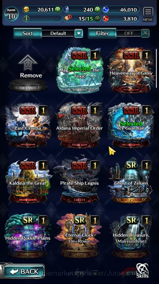 Last Cloudia Accounts Low-End Global|Starter Rank 10|Vergil,MA Megius,GH Adel,Etc + 7 SSR Ark|Code Only|Check SS(LC924) 2