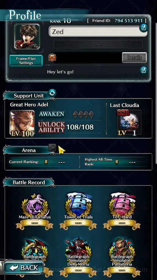 Last Cloudia Accounts Low-End Global|Starter Rank 10|Vergil,MA Megius,GH Adel,Etc + 7 SSR Ark|Code Only|Check SS(LC924) 5