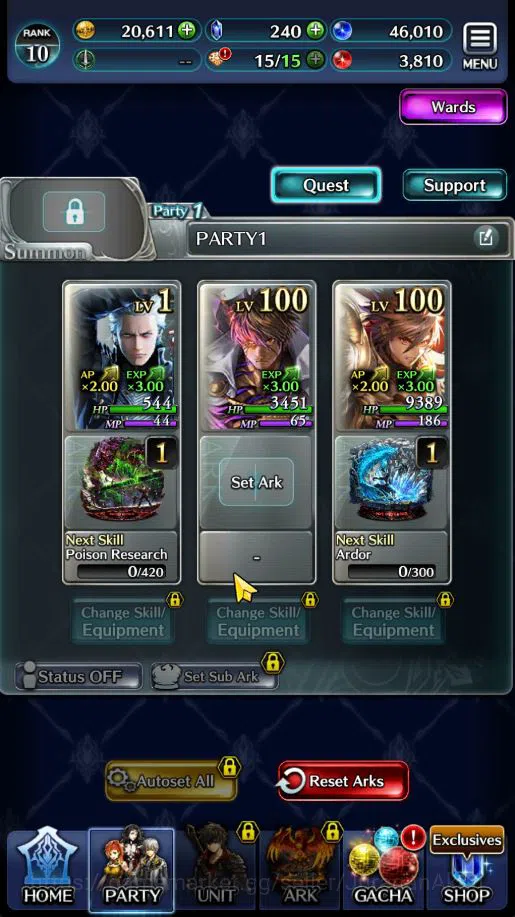 Last Cloudia Accounts Low-End Global|Starter Rank 10|Vergil,MA Megius,GH Adel,Etc + 7 SSR Ark|Code Only|Check SS(LC924) 6