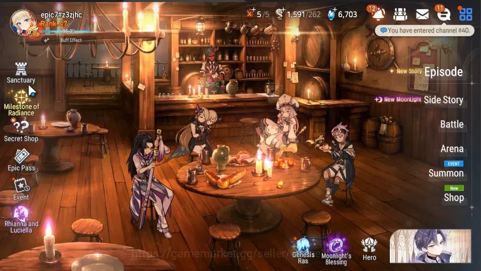 Epic Seven Accounts GLOBAL Unverif|New Era|5 ML(Rhiana&Luciel,EW Ludwi image 1