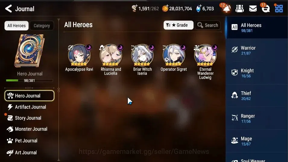 Epic Seven Accounts GLOBAL Unverif|New Era|5 ML(Rhiana&Luciel,EW Ludwi image 4