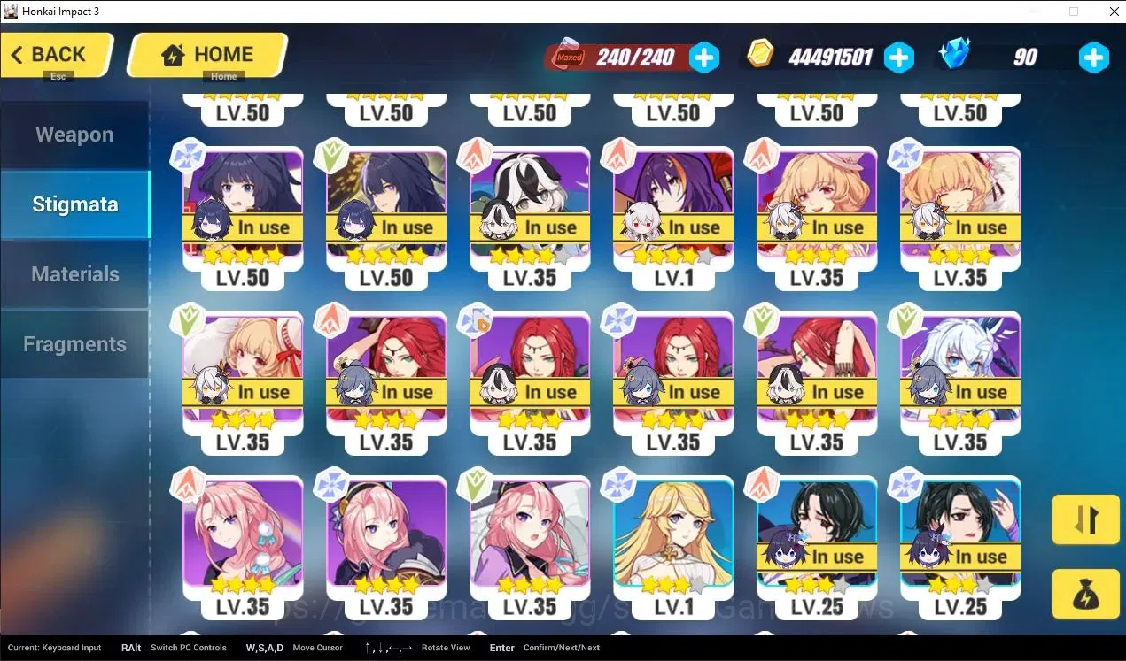 Honkai Impact 3rd Accounts SEA Lv80| 5 Fullset Part 2 (Elysia HLE, Songque+Co image 11
