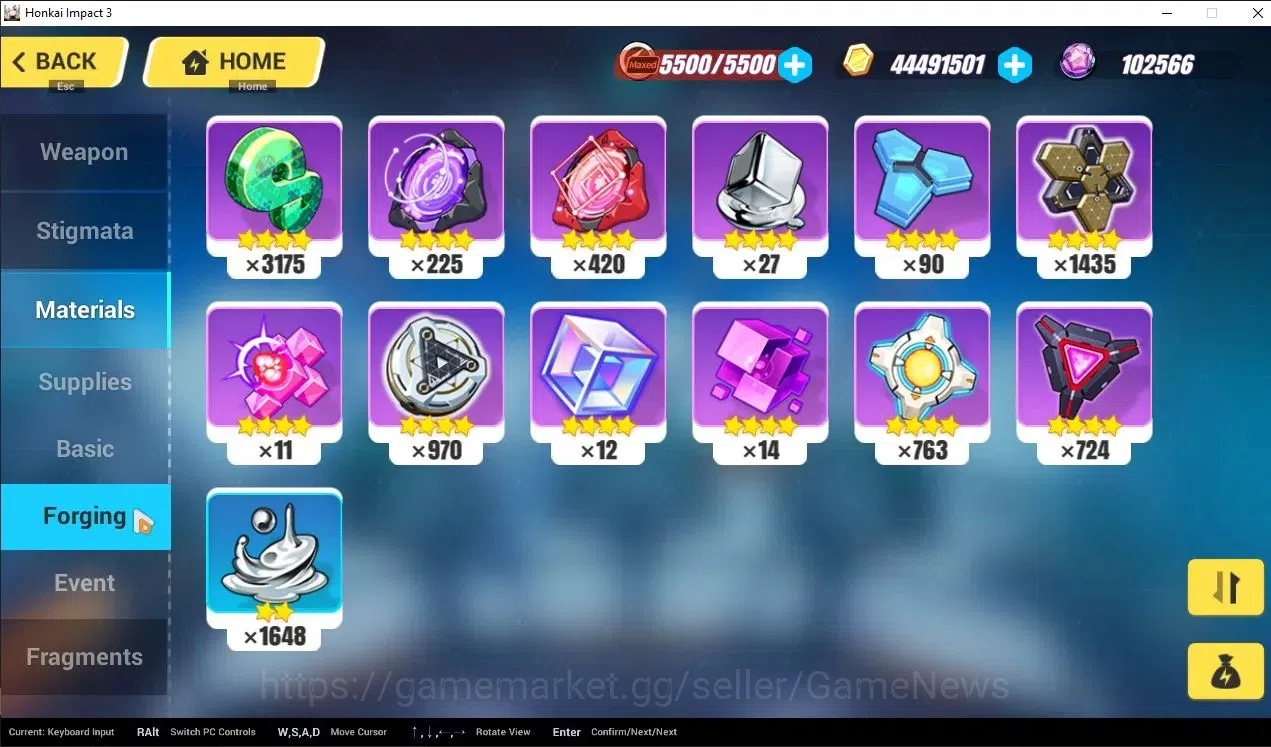 Honkai Impact 3rd Accounts SEA Lv80| 5 Fullset Part 2 (Elysia HLE, Songque+Co image 14