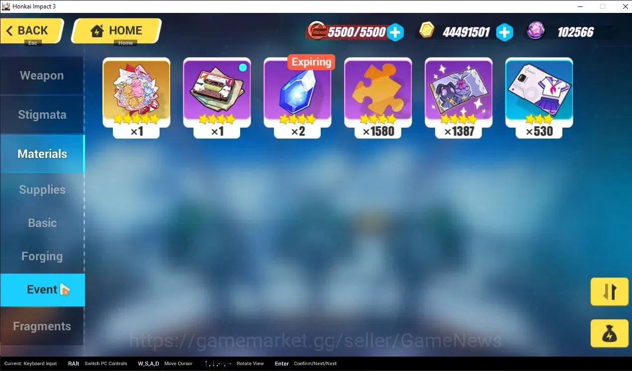 Honkai Impact 3rd Accounts SEA Lv80| 5 Fullset Part 2 (Elysia HLE, Songque+Co image 15