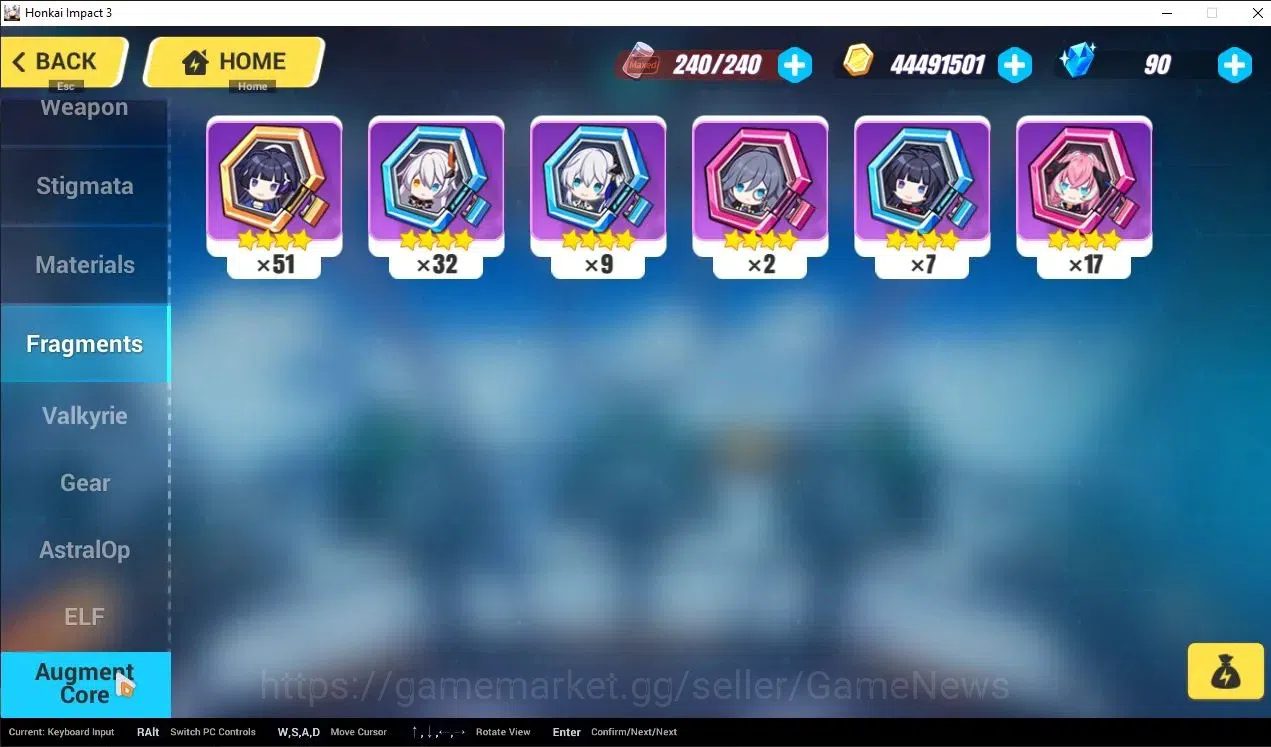Honkai Impact 3rd Accounts SEA Lv80| 5 Fullset Part 2 (Elysia HLE, Songque+Co image 19