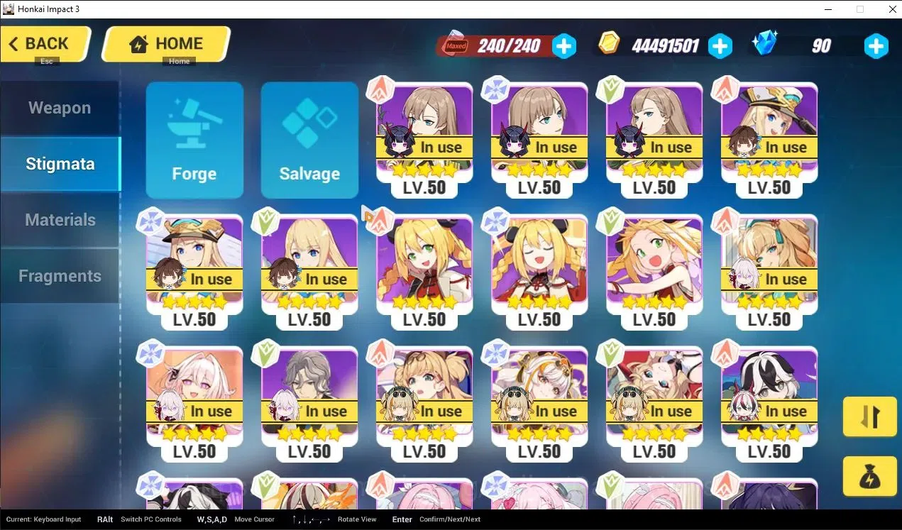 Honkai Impact 3rd Accounts SEA Lv80| 5 Fullset Part 2 (Elysia HLE, Songque+Co image 9