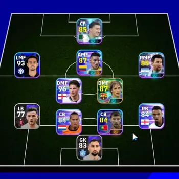 eFootball Accounts Legends & Iconic Players Android|Power 2600|Epic Edmilson FC Barcelona 05-06|Show Time James