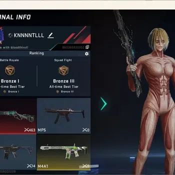 Blood Strike Accounts Others ASIA | 1 Eternal Gun: M1887-Netherflame Lv.1|1 Ultra Melee: Katar - Selachian|15 Eternal