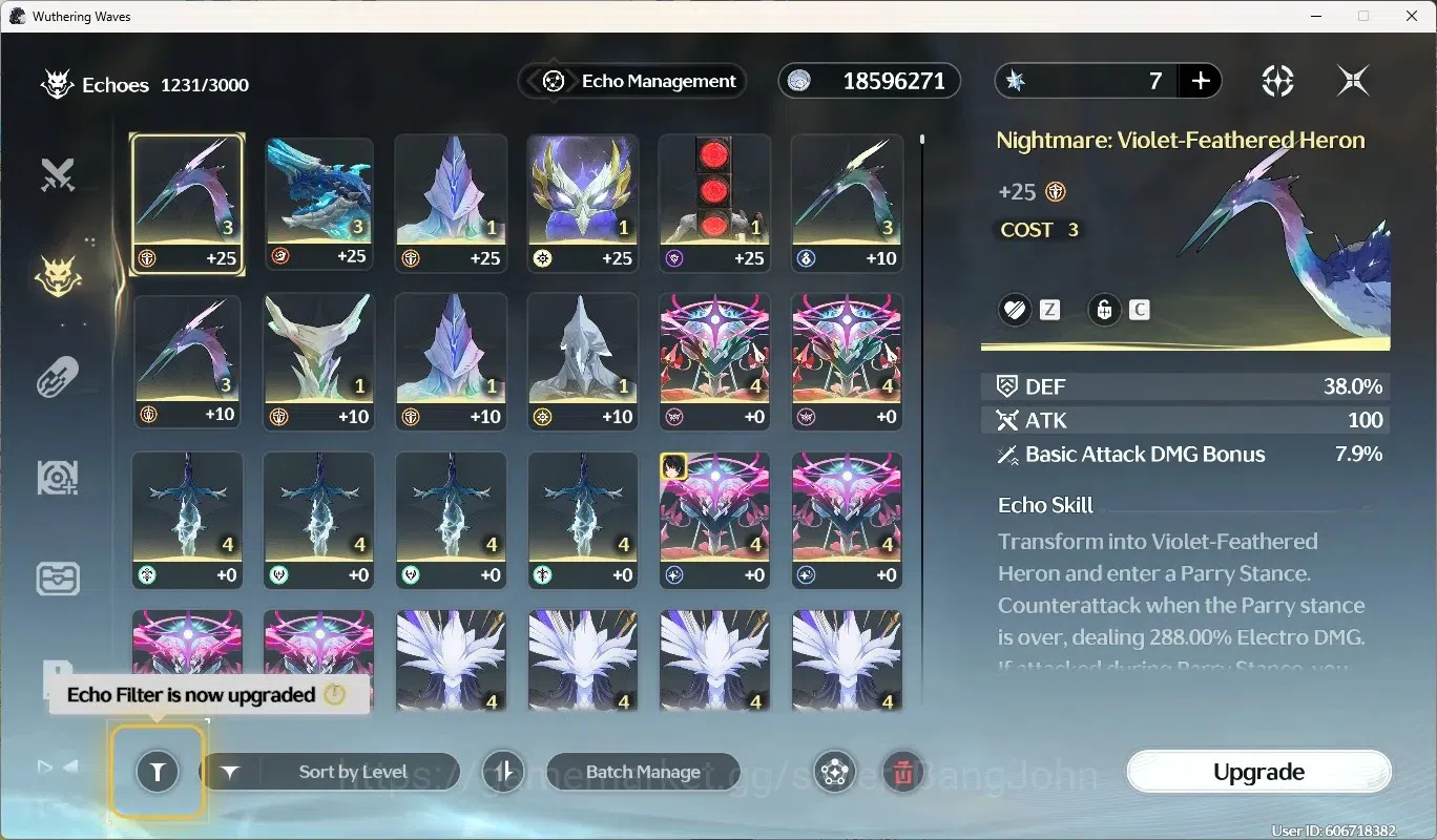 Wuthering Waves Accounts EU|UL 49|Rank 5|3 Char Limited [Lucy RC6]+Sign,Luc image 5