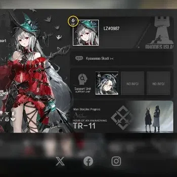 Arknights High-End Lv 6|61 Op+1 Outfit|2 Limited|[SilverAsh the Reign image 1
