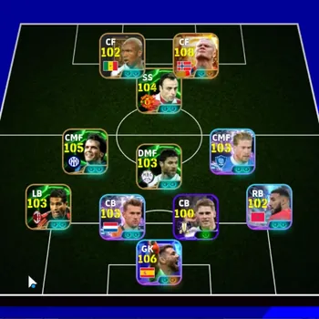 eFootball Accounts Starter Andorid|Power 3210|BigTime Erling Haaland,Raul|15 Epic Lothar Mathaus,Xabi Alonso,Berbatov|16