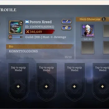 Watcher of Realms Accounts End-Game Global 60xx|Power 346K|1 Lord Jezebelle|1 Legend Awakening I|6 Legend | Nightmare I