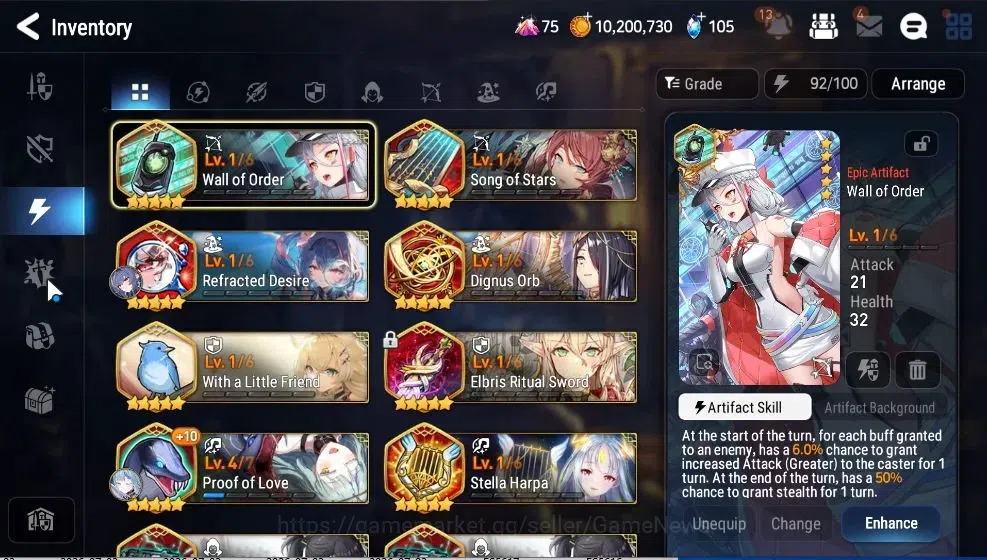 Epic Seven Accounts High-End GLOBAL UnVerif|5 ML(Straze,Belian,FLidica,DJ Basar,BW Iseria)+Aby 20