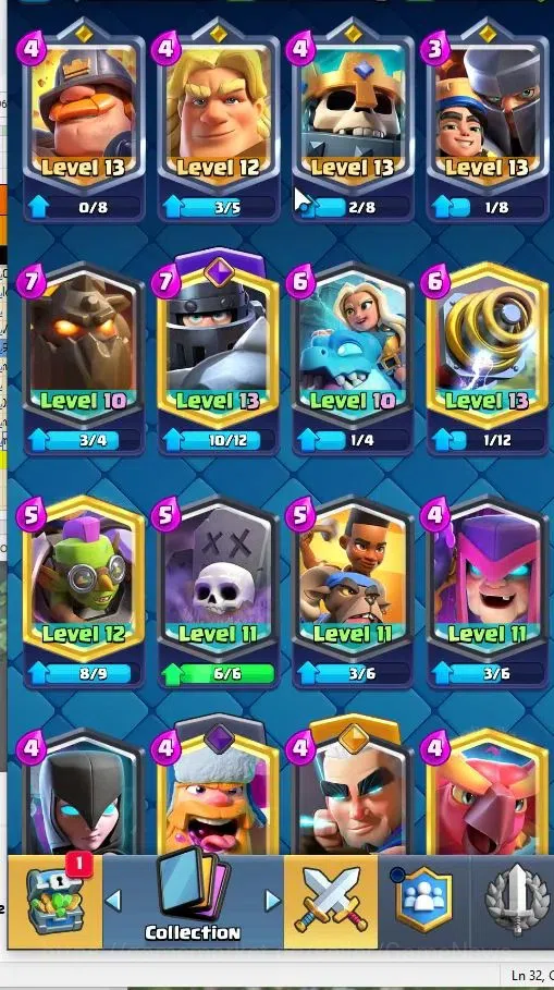 Clash Royale Accounts Lv 57|KTL 15|Trophy 11399|Card 129|15 EVO,5 Hero,8 image 14