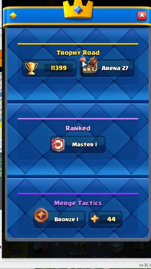 Clash Royale Accounts Lv 57|KTL 15|Trophy 11399|Card 129|15 EVO,5 Hero,8 image 3