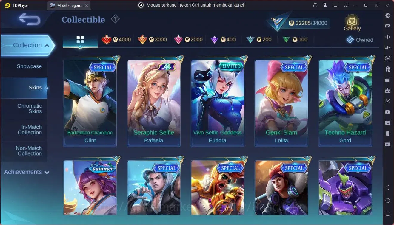 Mobile Legends: Bang Bang Accounts Global|Hero 92|Skin 156|Expert|Sanrio Floryn|CC Na image 13
