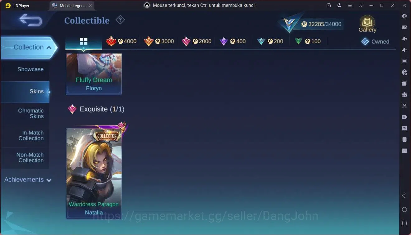 Mobile Legends: Bang Bang Accounts Global|Hero 92|Skin 156|Expert|Sanrio Floryn|CC Na image 8