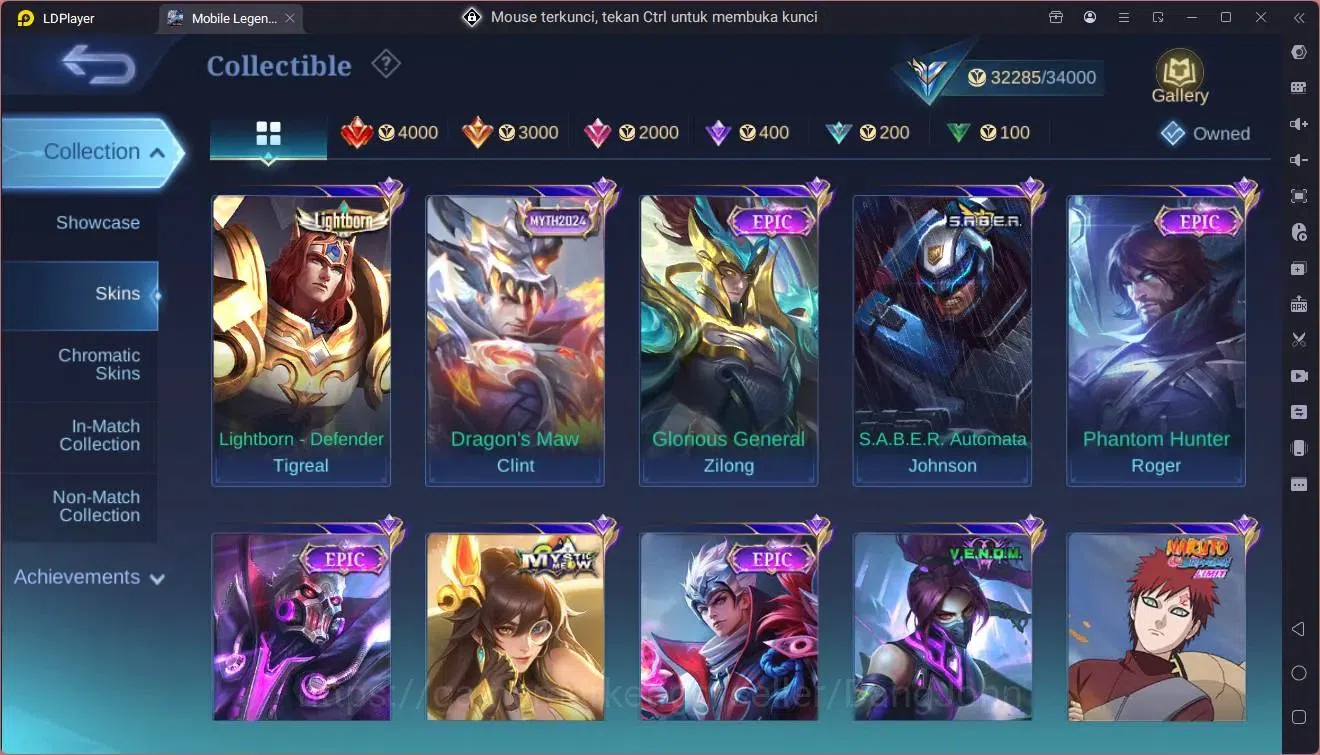 Mobile Legends: Bang Bang Accounts Global|Hero 92|Skin 156|Expert|Sanrio Floryn|CC Na image 9
