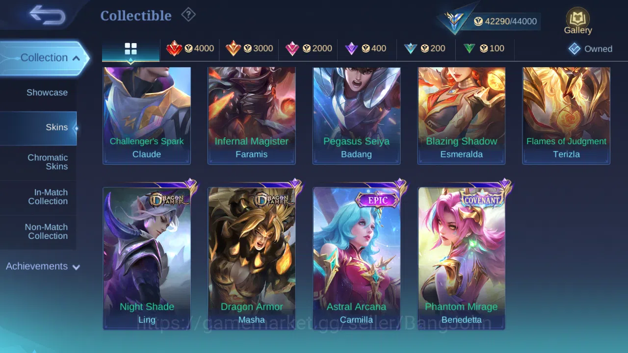 Mobile Legends: Bang Bang Accounts Hero 83 | Skin 171 | Annual Hayabusa | Luckybox Zh image 12
