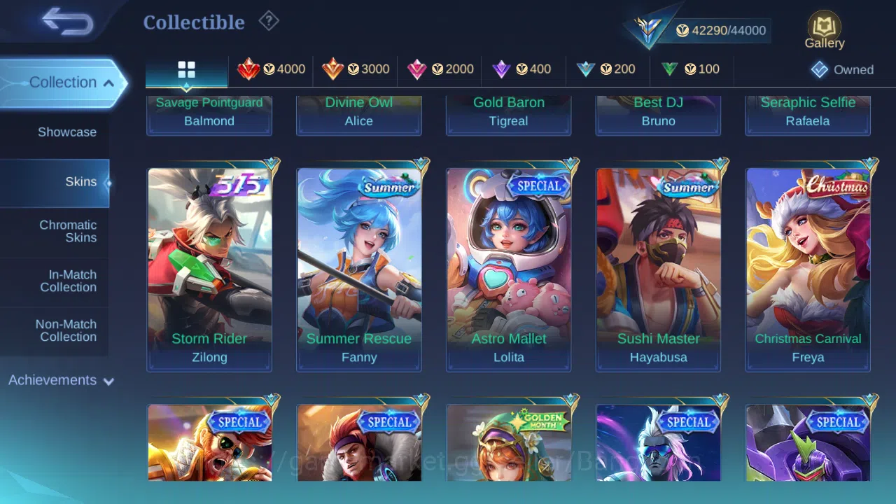 Mobile Legends: Bang Bang Accounts Hero 83 | Skin 171 | Annual Hayabusa | Luckybox Zh image 14