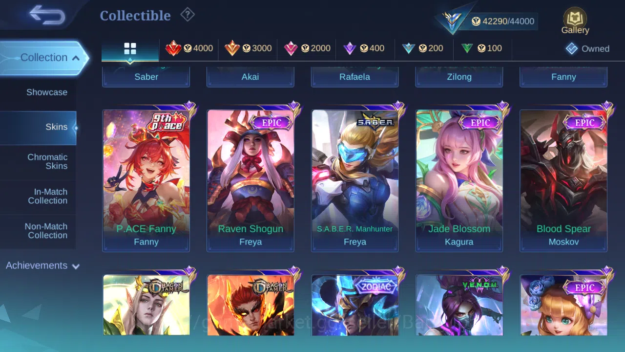 Mobile Legends: Bang Bang Accounts Hero 83 | Skin 171 | Annual Hayabusa | Luckybox Zh image 8