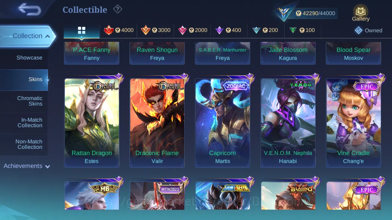 Mobile Legends: Bang Bang Accounts Hero 83 | Skin 171 | Annual Hayabusa | Luckybox Zh image 9