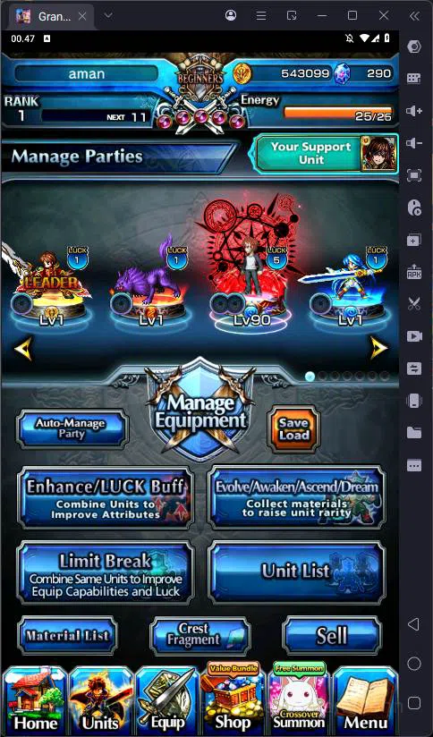 Grand Summoners Accounts Global |Ascend 4| Kirisame, Chloe, Summer Miyu, Sh image 6