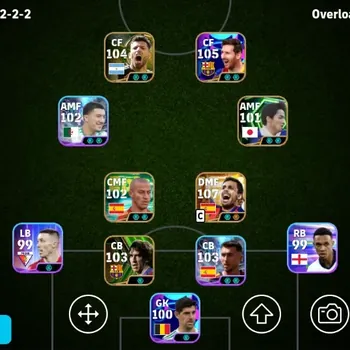 eFootball Accounts Legends & Iconic Players Android|PW 3171|BIGT Rodri,Epic LionelMessi Puyol Alcanatara Cantona Shinji
