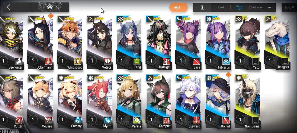 Arknights Accounts Lv 1 | 25 Operator | 1 Limited | [Wis'adel] | Chap image 2