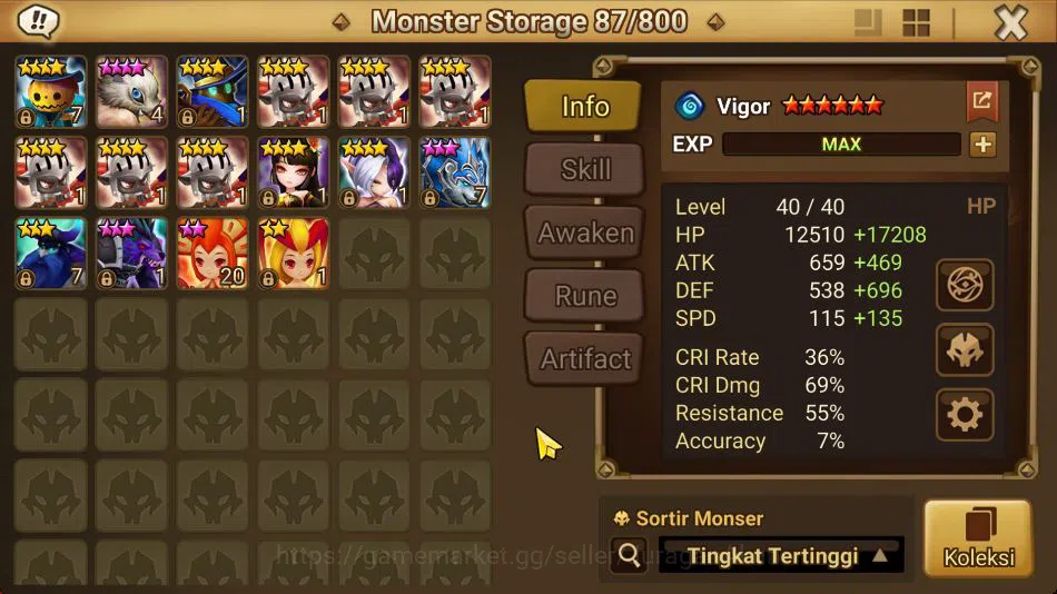 Summoners War: Sky Arena Accounts ASIA Lv 100|1 LD(Maximilian)|40 NB5 Total(Chiwu,Ma image 12